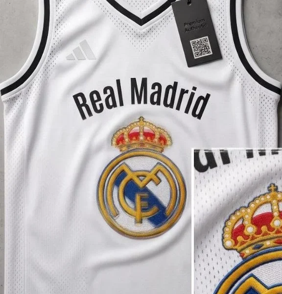 Real Madrid basketball jersey